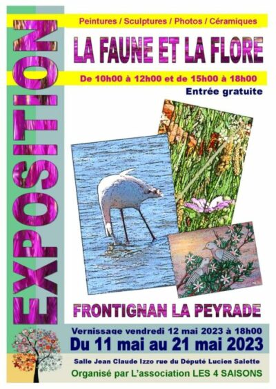 Exposition La faune et la flore à Frontignan la Peyrade